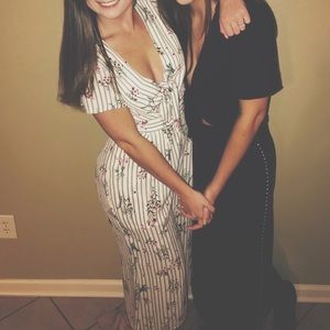 Super cute striped jumpsuit